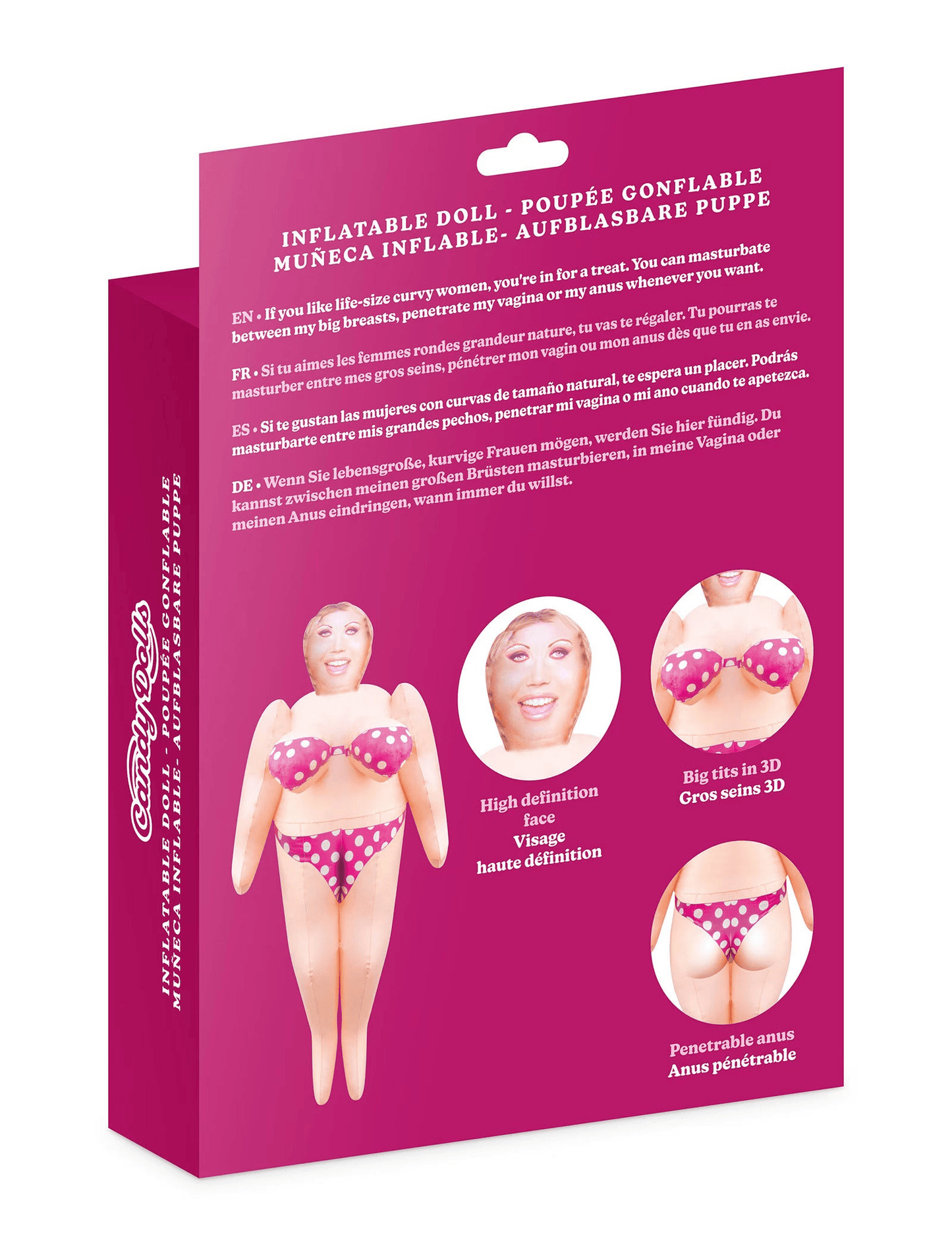 Poupée Gonflable Femme Ronde 3XL - Amber | Candy Dolls