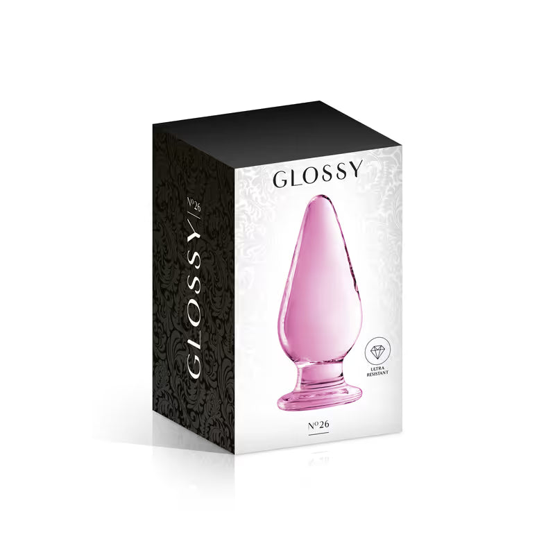 Plug Anal en Verre - Glossy Toys n°26 | Large 5 cm, Incassable, Résistant & Plaisir Intense Glossy Toys Sensations plus