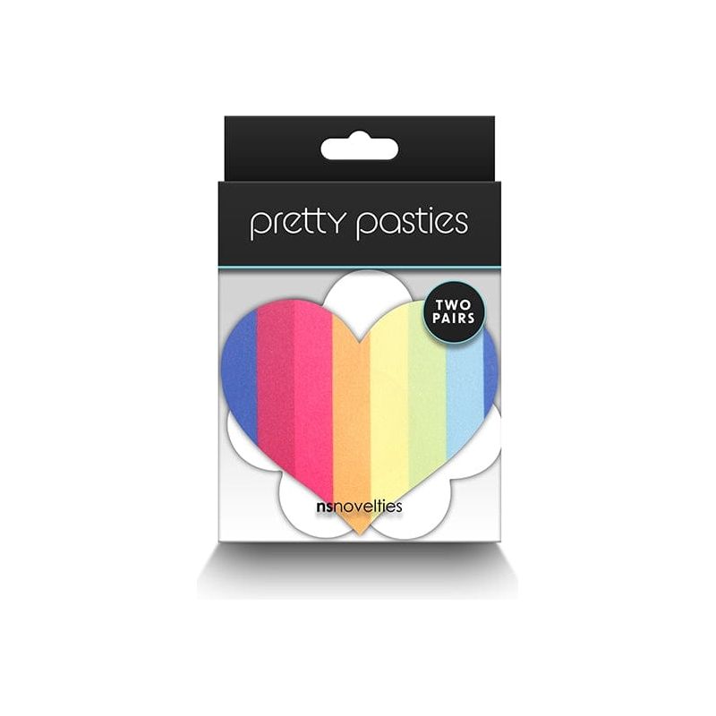 Accessoire de Lingerie - NS Novelties - Pretty Pasties - Pride Coeur et Fleu NS Novelties Sensations plus