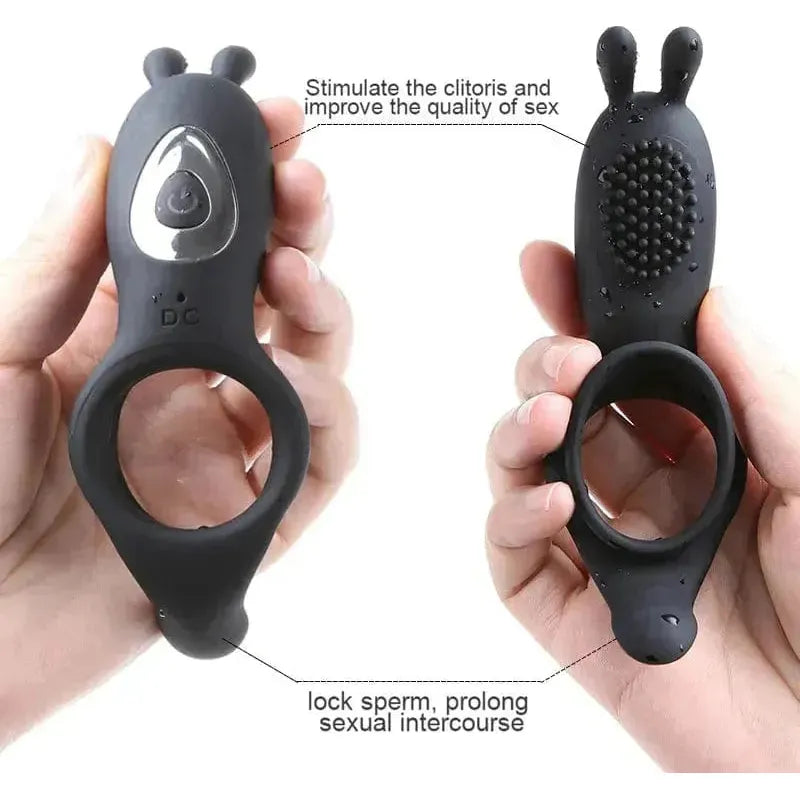 Anneau d’érections Vibrant – Secwell – Vibrating Rabbit Cock Ring Secwell Sensations plus