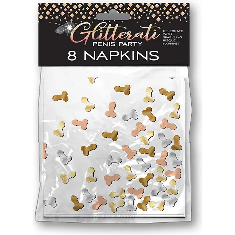 Bachelorette - Little Genie - 8 serviettes en papier Glitterati Little Genie Sensations plus