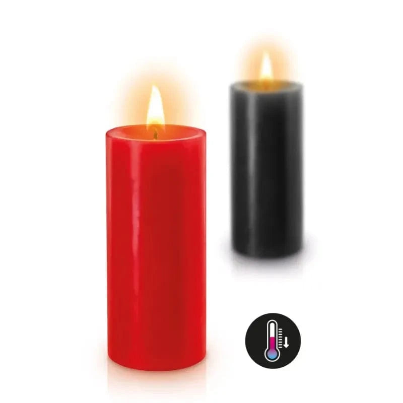 Bougie SM Basse Température – FetishTentation | Cire Tiède Rouge ou Noire pour Jeux BDSM FetishTentation Sensations plus