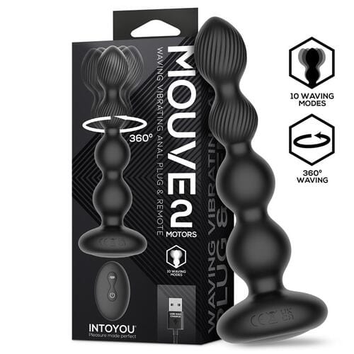 Boules anales vibrantes avec ondulation - Secwell - Mouve Secwell Sensations plus