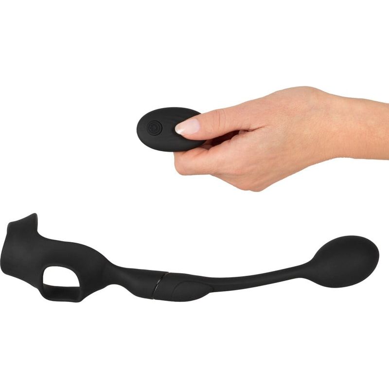 Cockring Et Plug Anal - Rebel - Cock Ring with RC Butt Plug Rebel Sensations plus