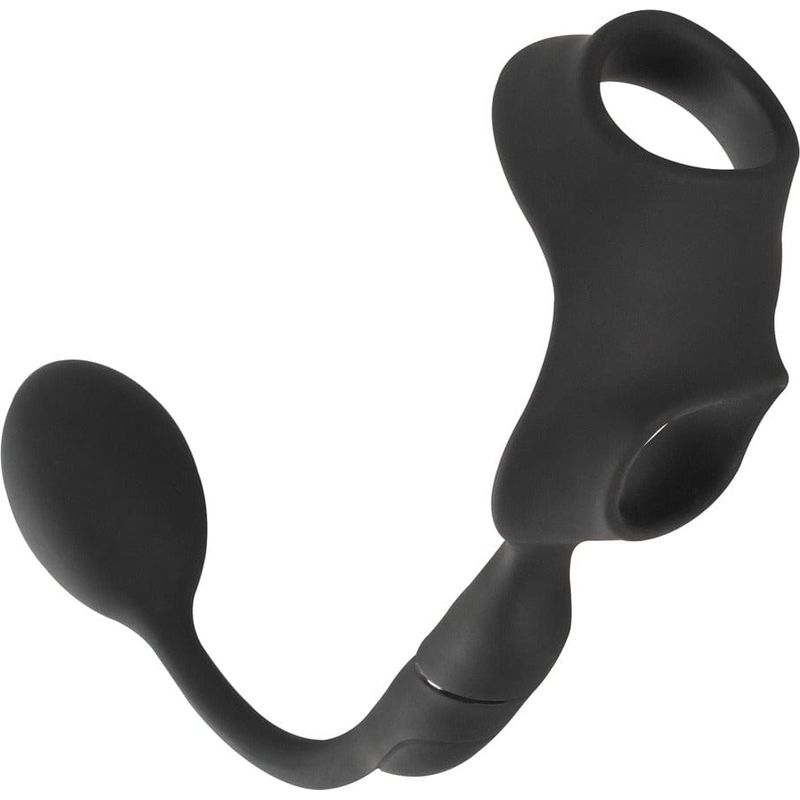 Cockring Et Plug Anal - Rebel - Cock Ring with RC Butt Plug Rebel Sensations plus
