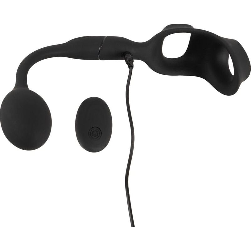 Cockring Et Plug Anal - Rebel - Cock Ring with RC Butt Plug Rebel Sensations plus