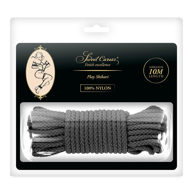 Corde Douce de Bondage 10 m - Sweet Caress Play Shibari | 100% Polyester Haute Qualité Sweet Caress Sensations plus