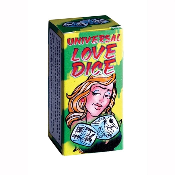 Dés coquins Phosphorescents - Universal Love Dice | 36 positions & lieux pour s’aimer Love Dice Sensations plus