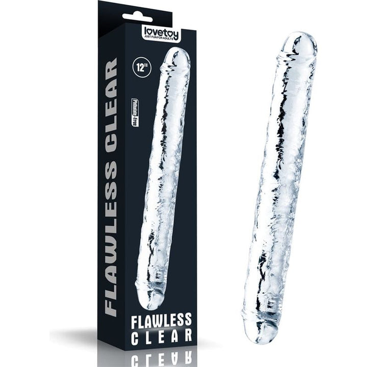 Dildo Double - Flawless Clear - Double Dildo Flawless Clear Sensations plus