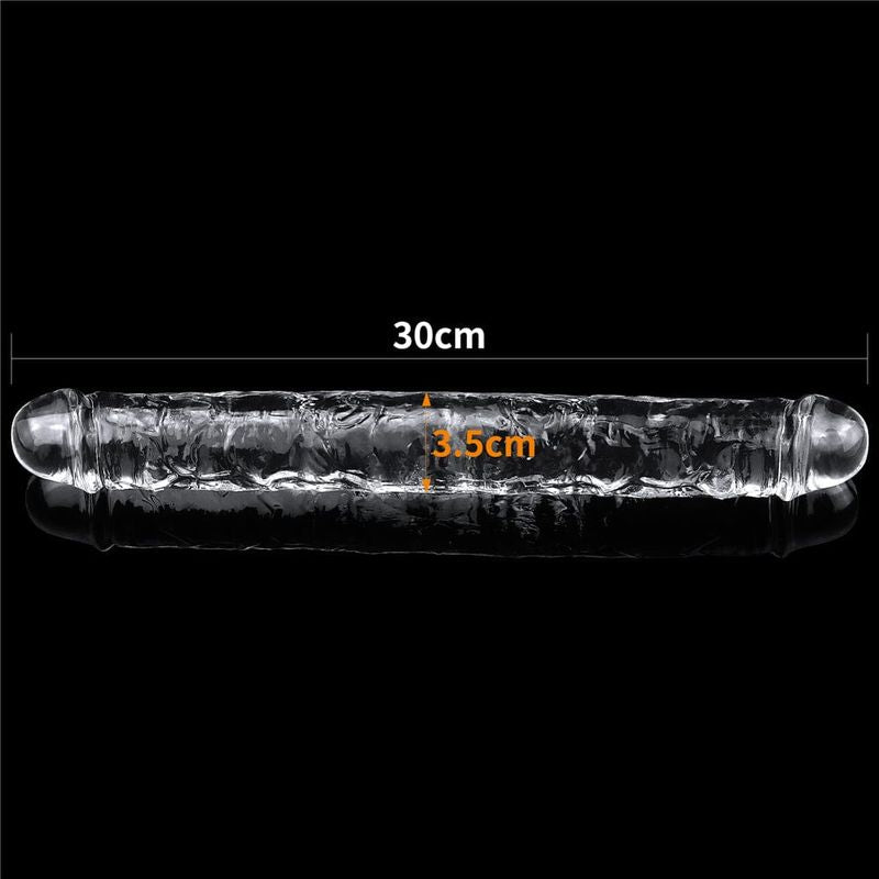 Dildo Double - Flawless Clear - Double Dildo Flawless Clear Sensations plus