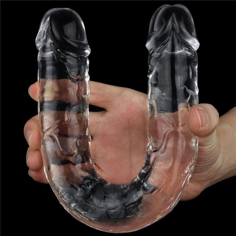 Dildo Double - Flawless Clear - Double Dildo Flawless Clear Sensations plus
