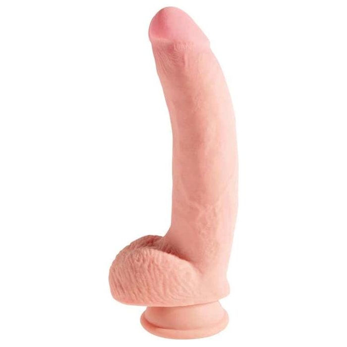 Dildo - King Cock Plus - 10 pouces - Avec Testicules Pipedream Sensations plus