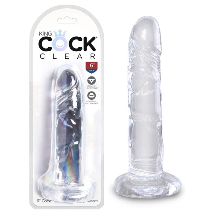 Dildo Réalisme - Pipedream - King Cock Clear 6" Cock Pipedream Sensations plus
