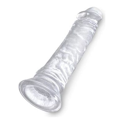 Dildo Réaliste - King Cock Clear - 8 Pouces Sans Testicules Pipedream Sensations plus