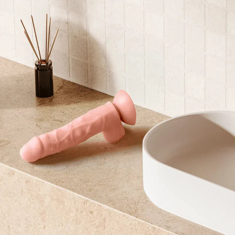 Dildo Réaliste, Prépuce & Ventouse - Real Jo 17,5cm | Real Body