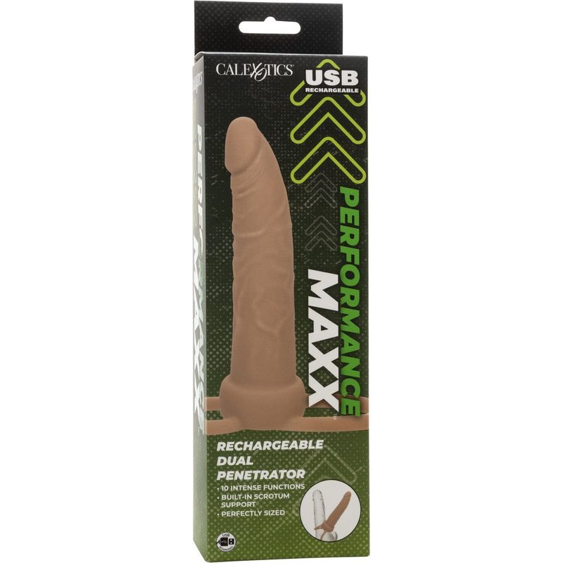 Double Pénétration - Performance Maxx - Rechargeable Dual Penetrator CalExotics Sensations plus