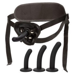 Ensemble Harnais et Dildos - Boundless - Silicone Curve Pegging Kit CalExotics Sensations plus