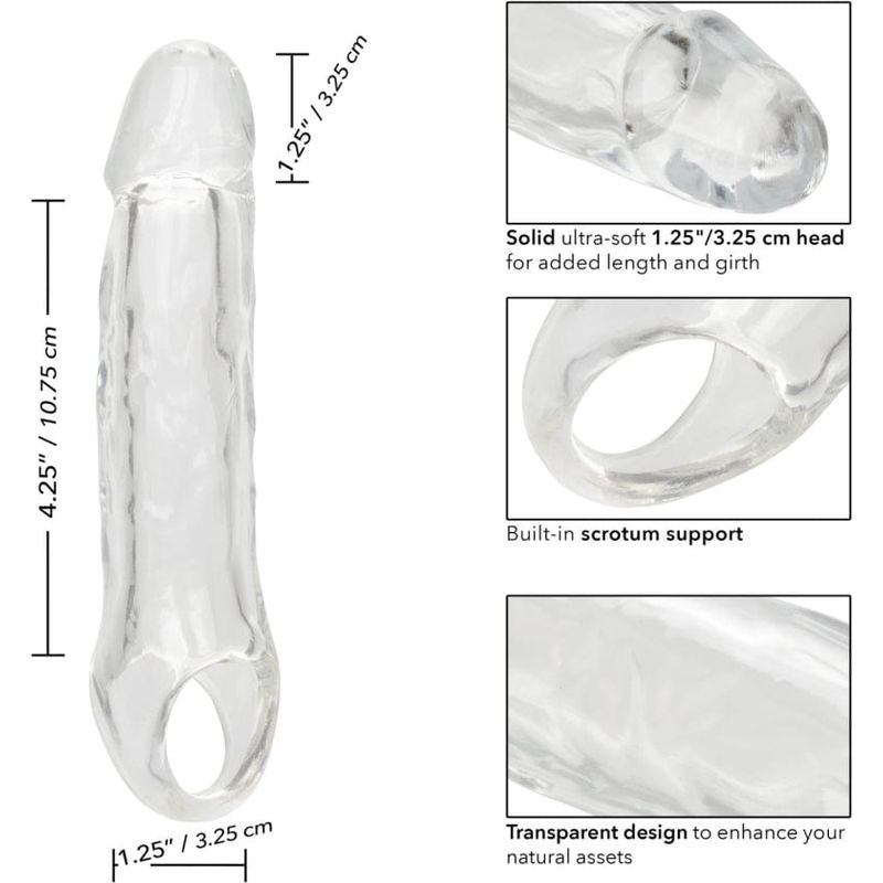 Extension - Performance Maxx - Clear Extension 5.5" CalExotics Sensations plus