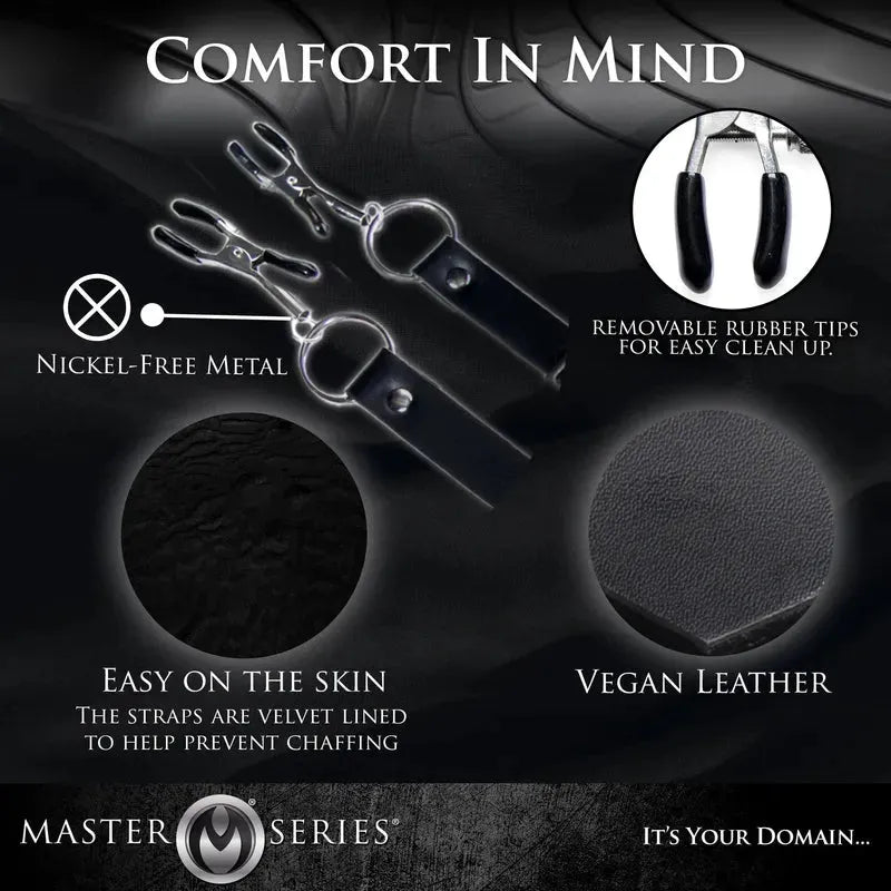 Fetish - Master Series - Spread Labia Spreader Straps Master Series Sensations plus