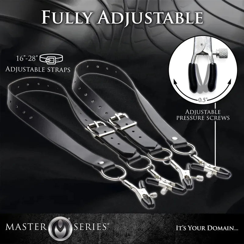 Fetish - Master Series - Spread Labia Spreader Straps Master Series Sensations plus