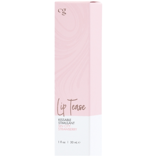 Gel Stimulant - CG - Stimulant Fraise Lip Tease Sin City 1oz Classic Brand Sensations plus
