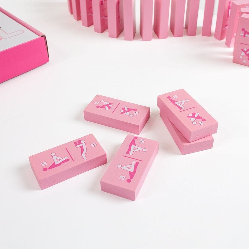 Jeu Coquin pour Couple - Kinky Domino | Jeu de Dominos Érotique en Bois Secret Play Games Sensations plus