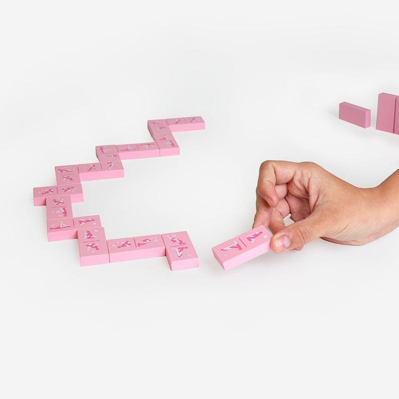 Jeu Coquin pour Couple - Kinky Domino | Jeu de Dominos Érotique en Bois Secret Play Games Sensations plus