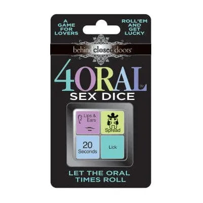 Jeu de Dés - Behind Closed Doors - 4 Oral Dice Little Genie Sensations plus