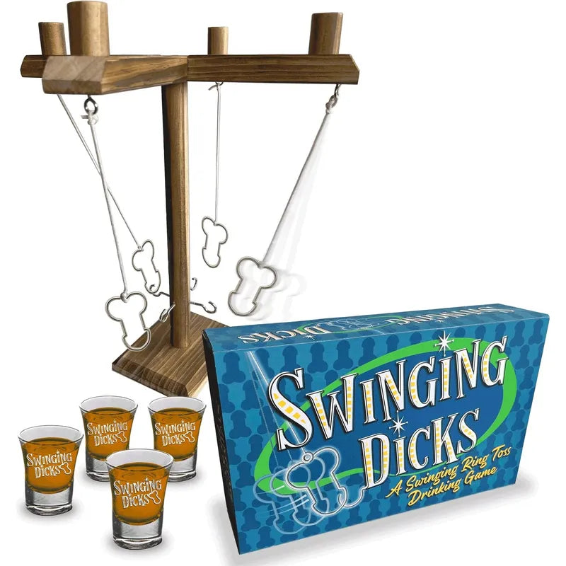 Jeu pour Party - Little Genie - Swinging Dicks Jeu à boire et verres à liqueur Little Genie Sensations plus