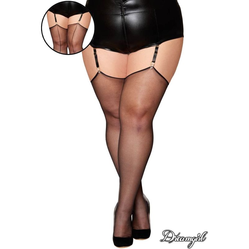 Lingerie Dreamgirl - Bas Collant 0492 Sensations Plus Sensations plus