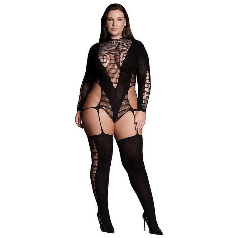 Lingerie Le Désir - Bodysuit Kalyke teddy avec bas Le Désir Sensations plus