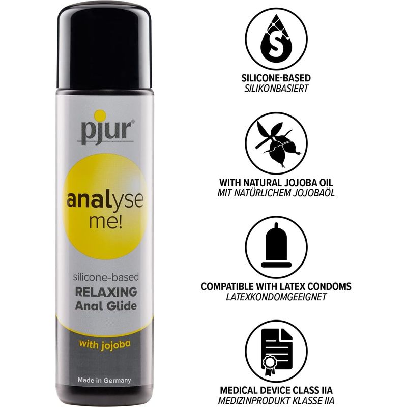 Lubrifiant Anal à Base de Silicone - Pjur - Analyse Me! 100ml Pjur Sensations plus