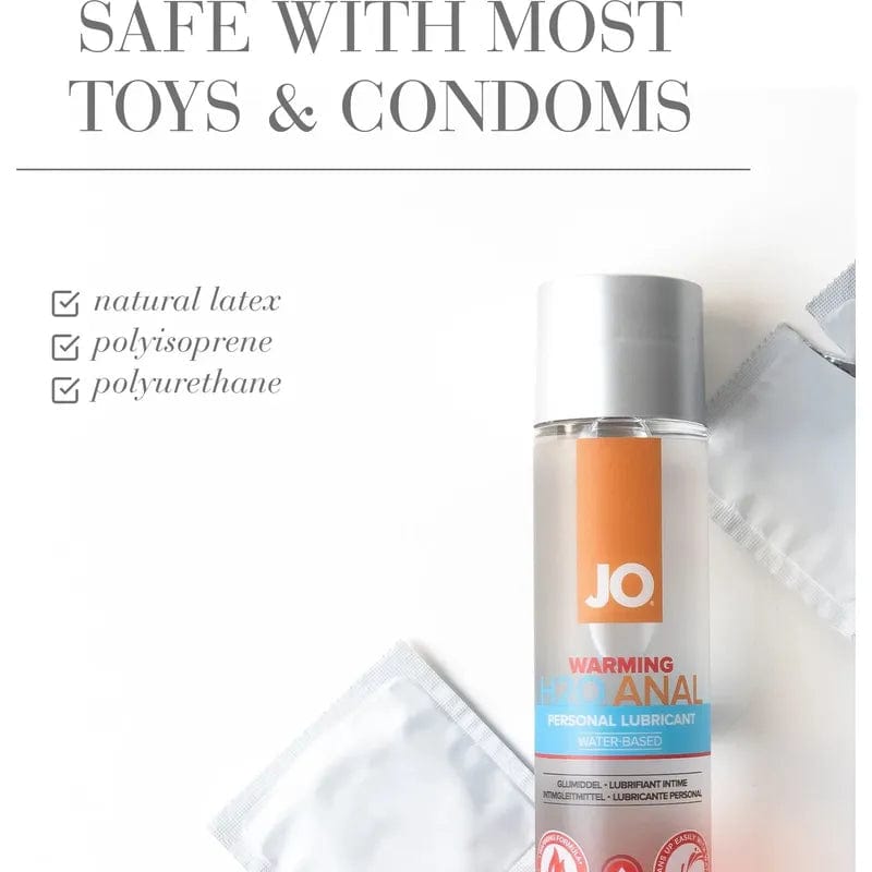 Lubrifiant Anal Chauffant - System Jo - JO H2O Anal Warming System Jo Sensations plus