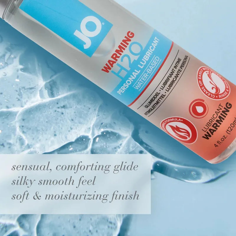 Lubrifiants intimes Chauffant - Système Jo - JO H2O Warming Systeme Jo Sensations plus