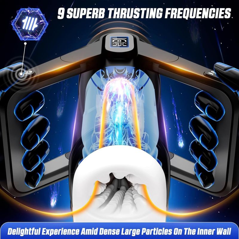 Masturbateur Automatique Masculin The Wing | Poussée et Vibration Sensations Plus Sensations plus