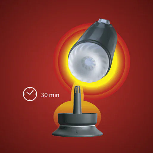 Masturbateur Automatique - SVibe Ikon Jet | Va-et-vient, Vibrations Puissantes & Chauffant SVibe Sensations plus