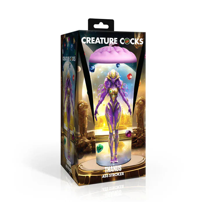 Masturbateur de Fantaisie - Thanus Ass Stroker | Texturé, Succion Réglable & Plaisir Intense Creature Cocks Sensations plus