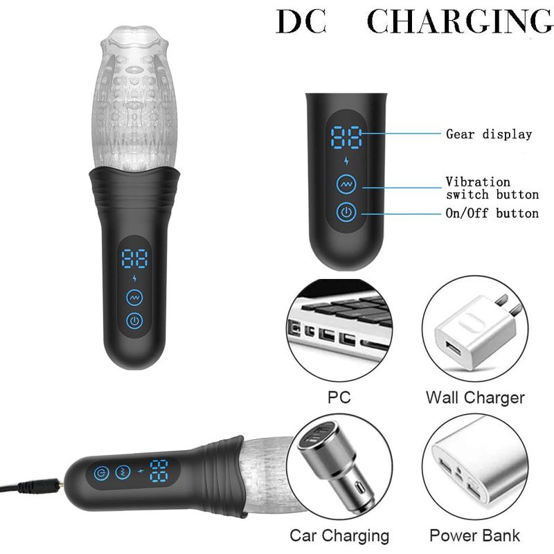 Masturbateur rotatif et vibrant 3 en 1 - Scewell - Thrusting Rotation 360 Vibration Secwell Sensations plus