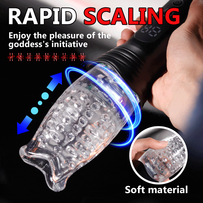 Masturbateur rotatif et vibrant 3 en 1 - Scewell - Thrusting Rotation 360 Vibration Secwell Sensations plus