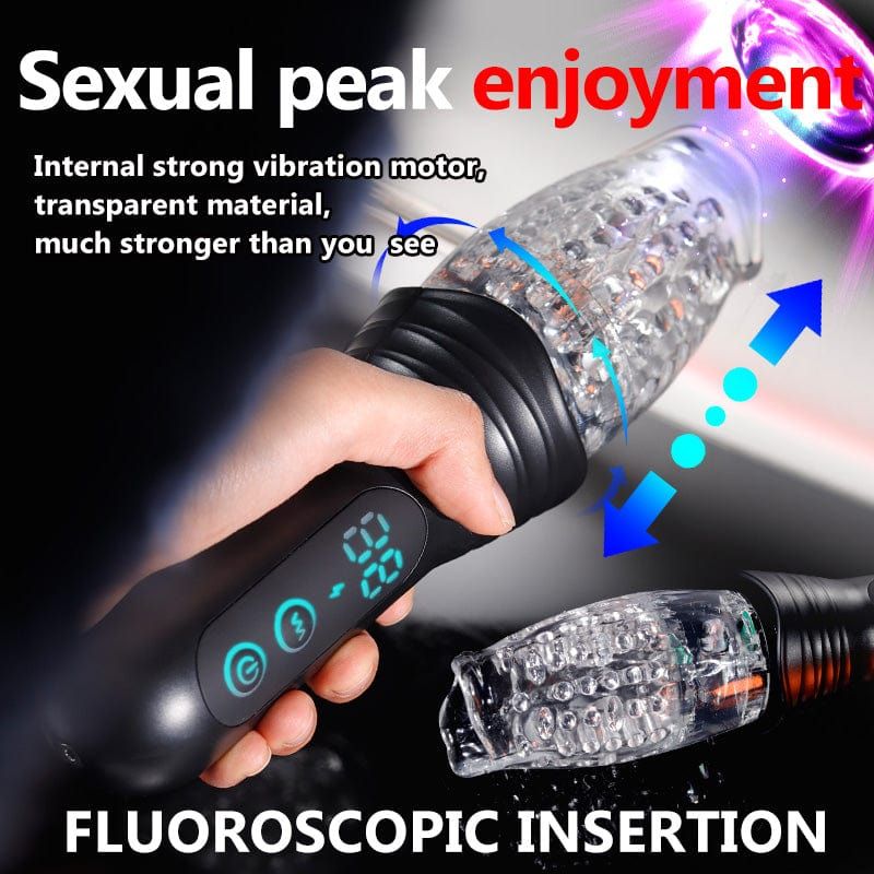 Masturbateur rotatif et vibrant 3 en 1 - Scewell - Thrusting Rotation 360 Vibration Secwell Sensations plus