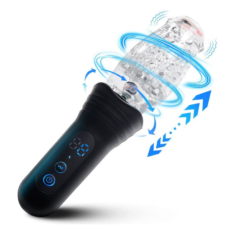 Masturbateur rotatif et vibrant 3 en 1 - Scewell - Thrusting Rotation 360 Vibration Secwell Sensations plus