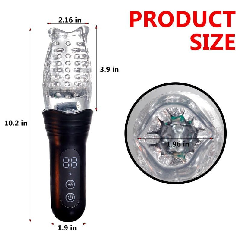 Masturbateur rotatif et vibrant 3 en 1 - Scewell - Thrusting Rotation 360 Vibration Secwell Sensations plus