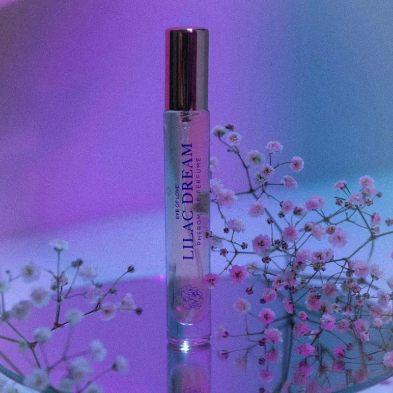 Parfum aux phéromones femme - Bloom Lilac Dream | Séduction pour la soirée Eye of Love Sensations plus