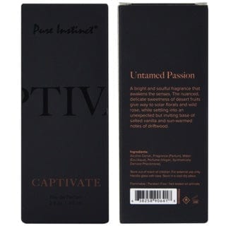 Parfum aux phéromones - Pure Instinct - Captivate Parfum Infusé Aux Phéromones Pure instinct Sensations plus