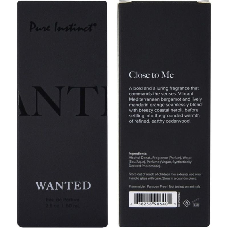 Parfum aux phéromones - Pure Instinct - Wanted Parfum Infusé Aux Phéromones Pure instinct Sensations plus