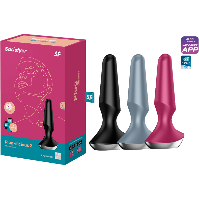 vibrating silicone anal SATISFYER Vibrator Plug & Play 1 main image 0