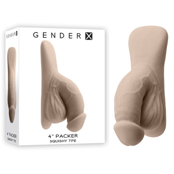 Prothèse - Gender X - 4'' Packer - Squishy TPE Gender X Sensations plus