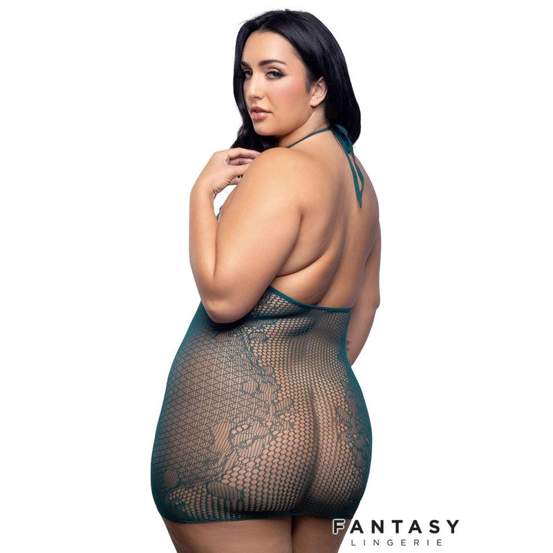 Robe ajusté en filet - Lingerie Fantasy Vixen - 828 Fantasy Lingerie Sensations plus