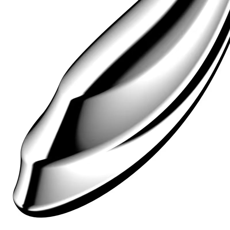 Dildo en Acier Inoxydable - Satisfyer Pure Gravity 2 | Forme Galbée & Texturée Satisfyer Sensations plus
