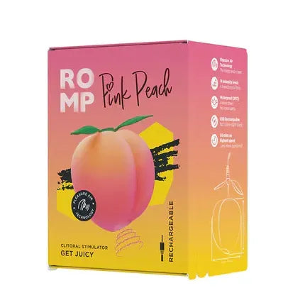 Stimulateur Clitoridien - ROMP Pink Peach | Pleasure Air ROMP Sensations plus